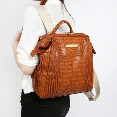 OFFICE LEATHER WIRE BACKPACK MINI
