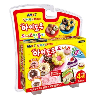 8000 컬러점토 아이도우 도너츠만들기