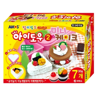 6000 컬러점토 아이도우 미니케이크 만들기