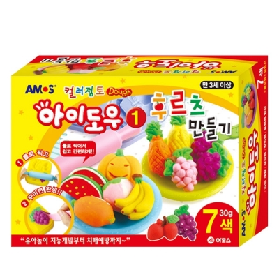 6000 컬러점토 아이도우 후르츠 만들기