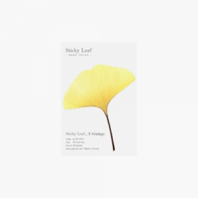 스티키리프_투명은행(Yellow,S)