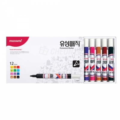 유성매직 12색