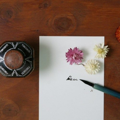 디어 캘리그라퍼 무지엽서 40장