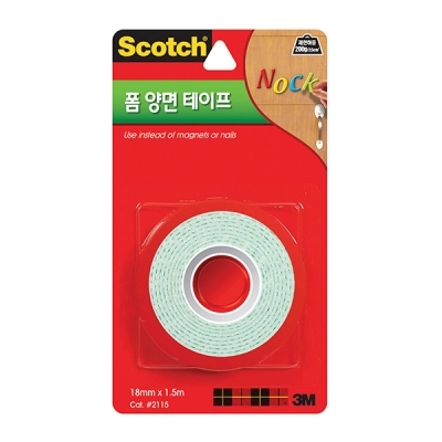 스카치 폼 양면 테이프(18mmx1.5m)