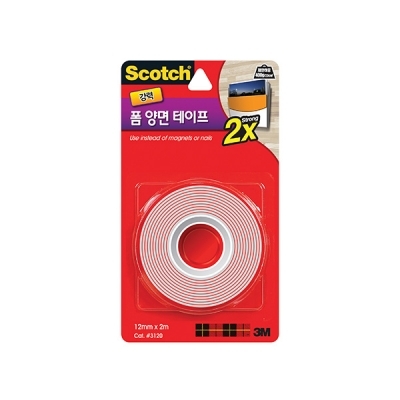 스카치 강력 폼 양면 테이프(12mmx2m)