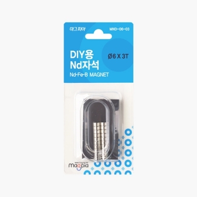 DIY강력자석 원형 Ø6X3T 20개입