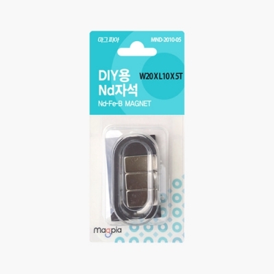 DIY강력자석 사각 W20XL10X5T 3개입