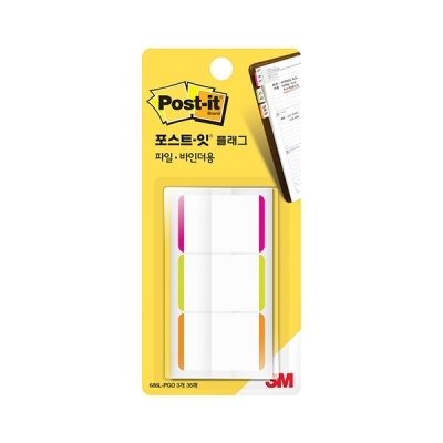 포스트잇 플래그 파일바인더용 인텍스탭 N686L-PGO(38mmx25.4mm)
