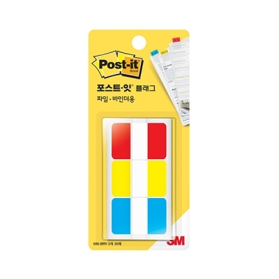 포스트잇 플래그 파일바인더용 인텍스탭 N686-BRY(38mmx25.4mm)