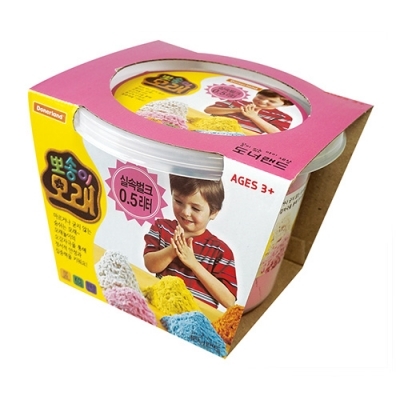 뽀송이 모래 분홍0.5리터