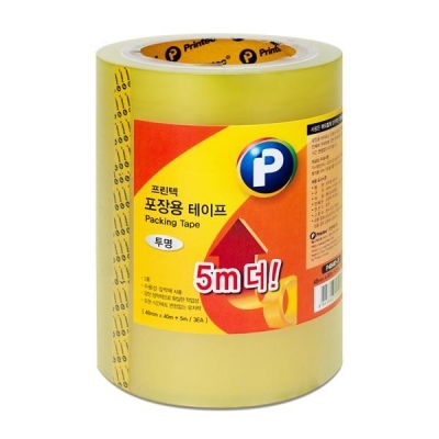 P4845-3 포장용테이프 투명/3롤/48mm*40m