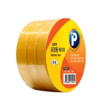 P1520-3 포장용테이프 투명/3롤/15mm*20m
