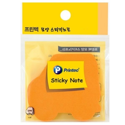 DI015_자동차/주황/50매 스티키노트