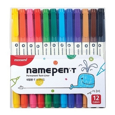 네임펜 T 12 Colors Set (트윈)
