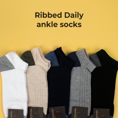 Ribbed 데일리 스니커즈 양말