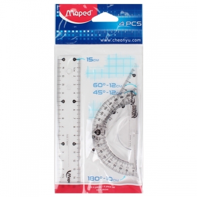 15cm 자 각도기세트