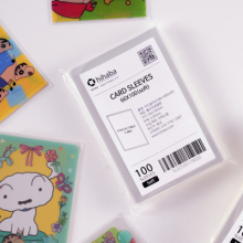 하이하바 클리어핏 카드 슬리브 SOFT 66x100 100매 (포토카드,게임카드 OPP)