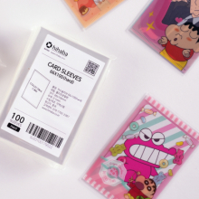 하이하바 클리어핏 카드 슬리브 HARD 66x100 100매 (포토카드,게임카드 두꺼운 OPP)