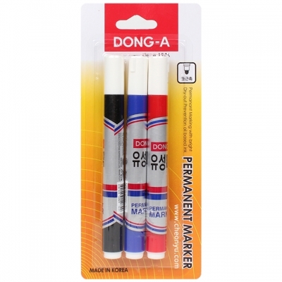 슬림 유성매직 혼합 3개입 세트