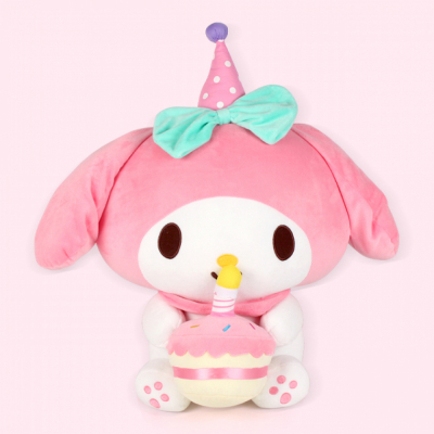 대형 마이멜로디 생일케이크 인형 45cm