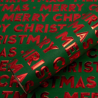 크리스마스 X-mas 3D 금박 포장지 [530 x 9m]