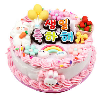 생일 축하해 케이크 오르골 꾸미기 세트