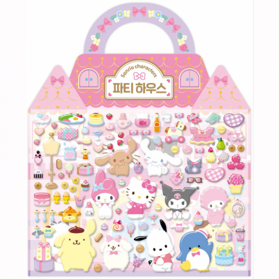 산리오 캐릭터즈 파티하우스 스티커