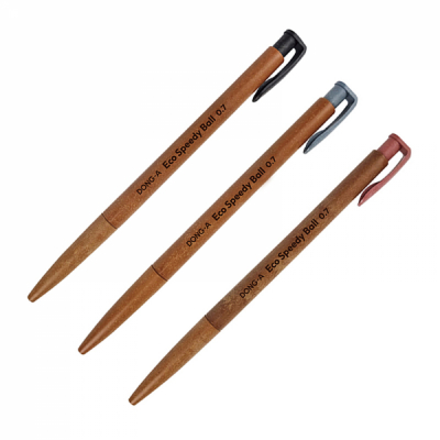 스피디볼 에코 0.7mm (12개 1세트) 무독성 목재 볼펜