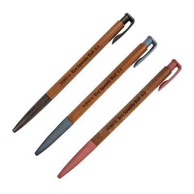 스피디볼 에코 0.5mm (12개 1세트) 무독성 목재 볼펜