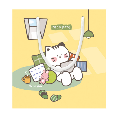 프롬앤투 몽 포트 캐릭터 쇼핑백 (10개 1세트)