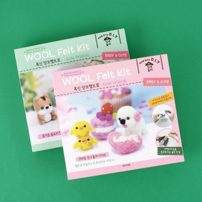 10000 폭신 양모펠트 DIY 세트(랜덤발송) 양모인형 만들기