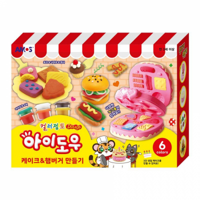 아이도우 케이크  햄버거 만들기