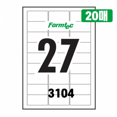 하이에코 물류관리용 라벨 3104 (20매) A4 라벨지