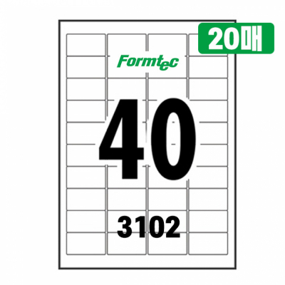 하이에코 물류관리용 라벨 3102 (20매) A4 라벨지