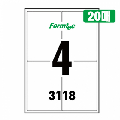 하이에코 물류관리용 라벨 3118 (20매) A4 라벨지
