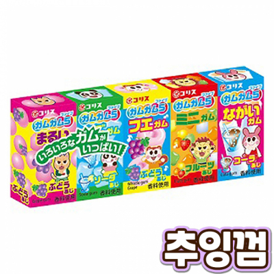 코리스 가무가무 추잉껌 37g (10개 1세트)
