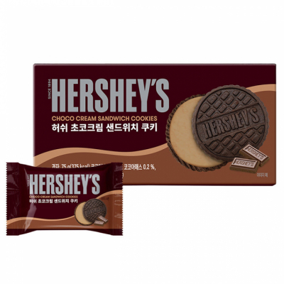 허쉬 초코크림 샌드위치 쿠키 75g
