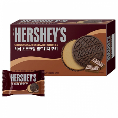 허쉬 초코크림 샌드위치 쿠키 300g