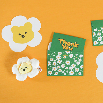 젤리 베어 모양 편지지 - 02 Thank you