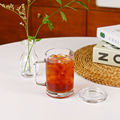 뚜껑 세트 베이직 손잡이컵 380ml