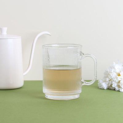 스트라이프 손잡이컵 390ml (6개 1세트)