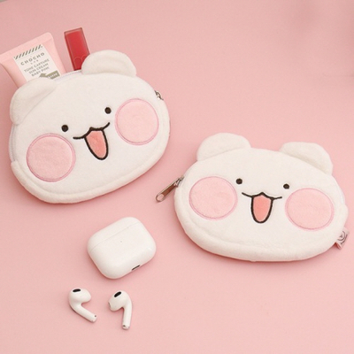 놀자곰 다용도 봉제지퍼 파우치