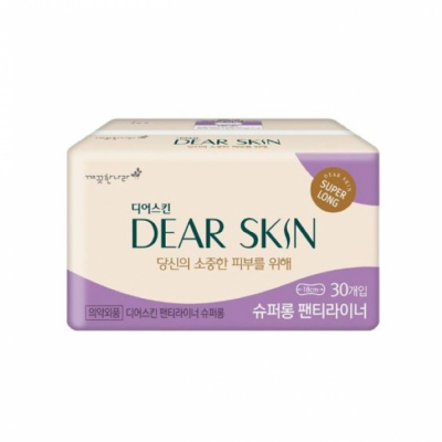디어스킨 팬티라이너 슈퍼롱 (30개입) 생리대