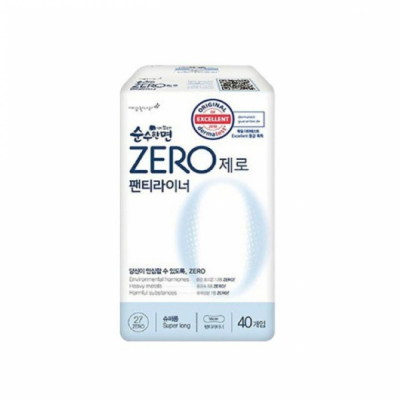 순수한면 제로 팬티라이너 뉴 슈퍼롱 (40개입) 생리대