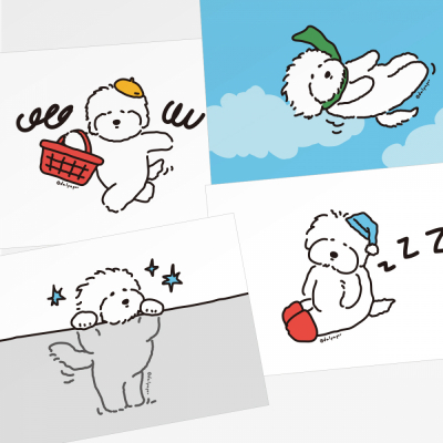 달페이퍼 달봉이 7종 엽서 postcard