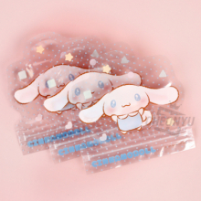산리오 시나모롤 다이컷 팬시 지퍼백 3P 세트