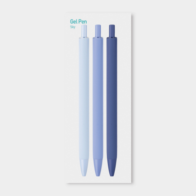 젤펜 세트_하늘 (0.5mm 3개입)