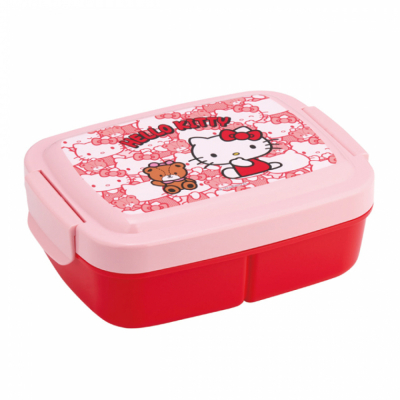 헬로키티 숨바꼭질 칸막이 일체형 도시락 840ml