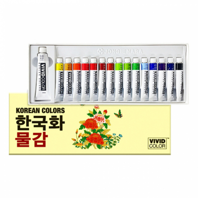 16색 한국화 물감 (7.5ml)