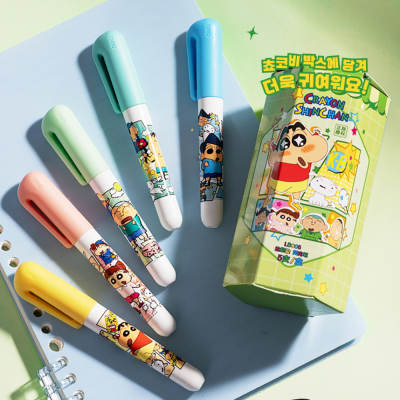 짱구는 못말려 형광펜 5색 세트